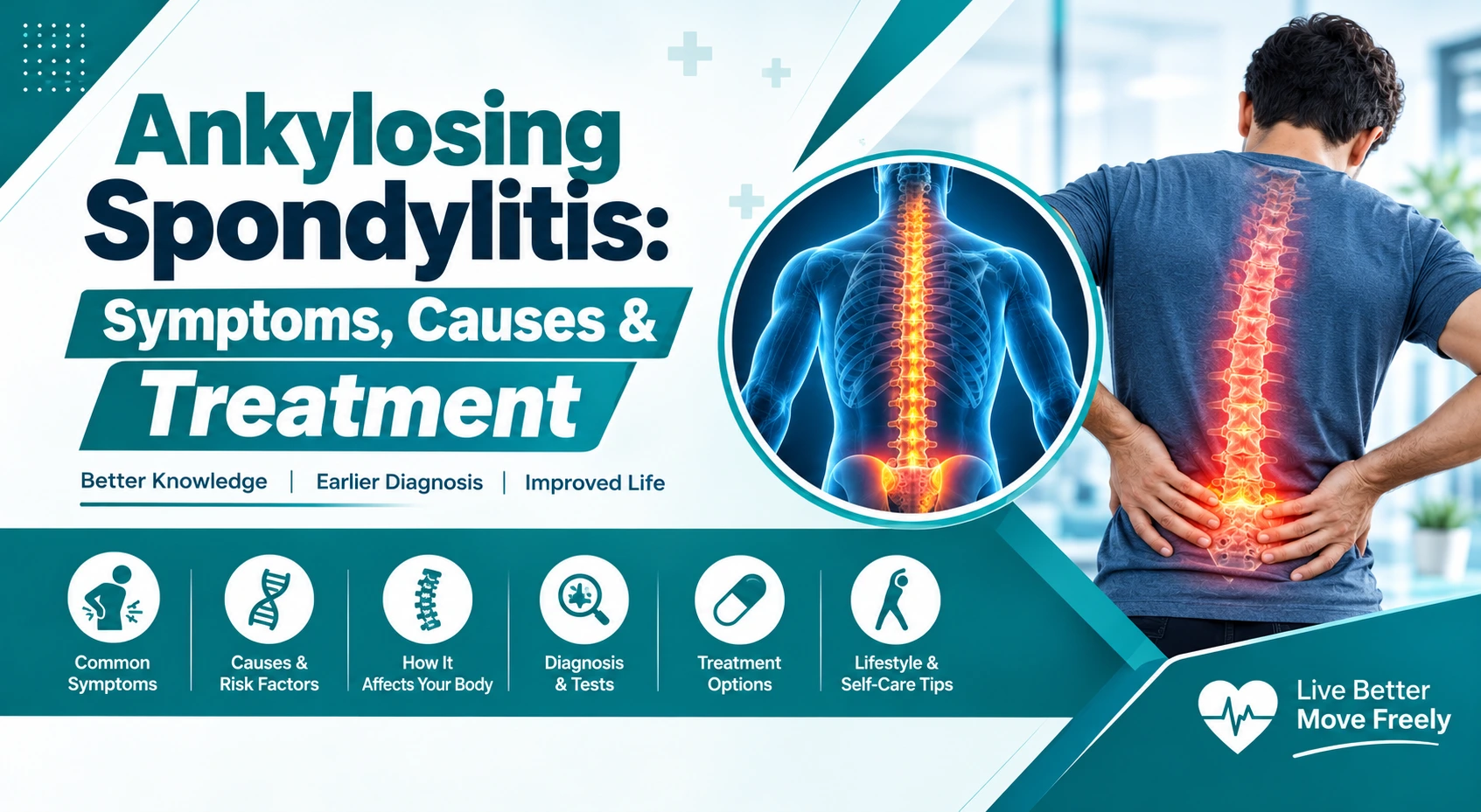 Ankylosing Spondylitis Symptoms, Causes and Treatment